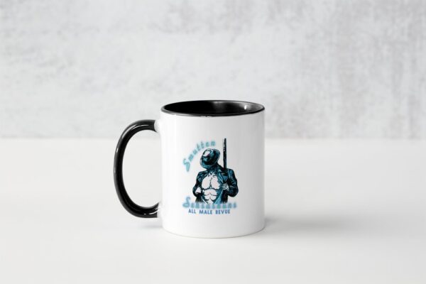 Smutten Sensashuns blue logo mug - Image 2