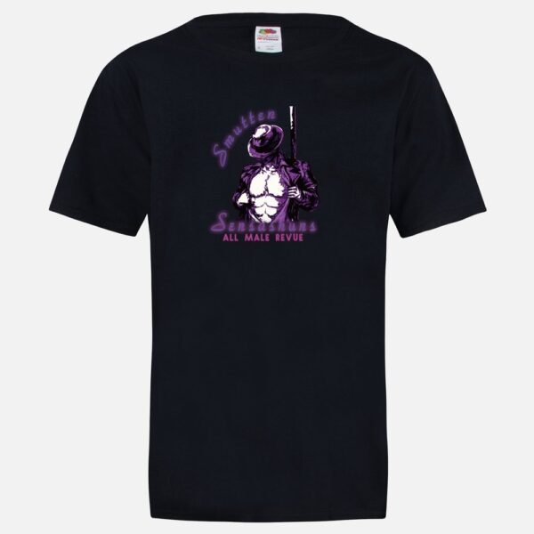 Smutten Sensashuns Purple logo T-Shirt - Image 3