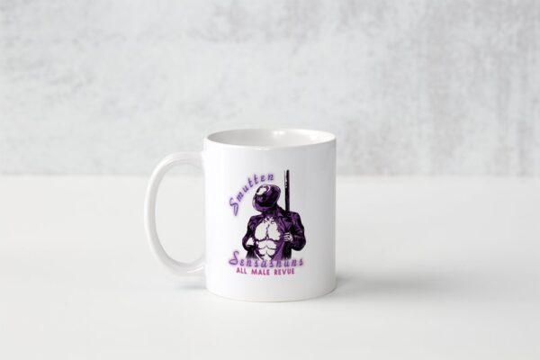 Smutten Sensashuns purple logo mug - Image 2