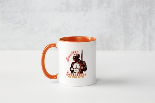 Smutten Sensashuns red logo mug - Image 2