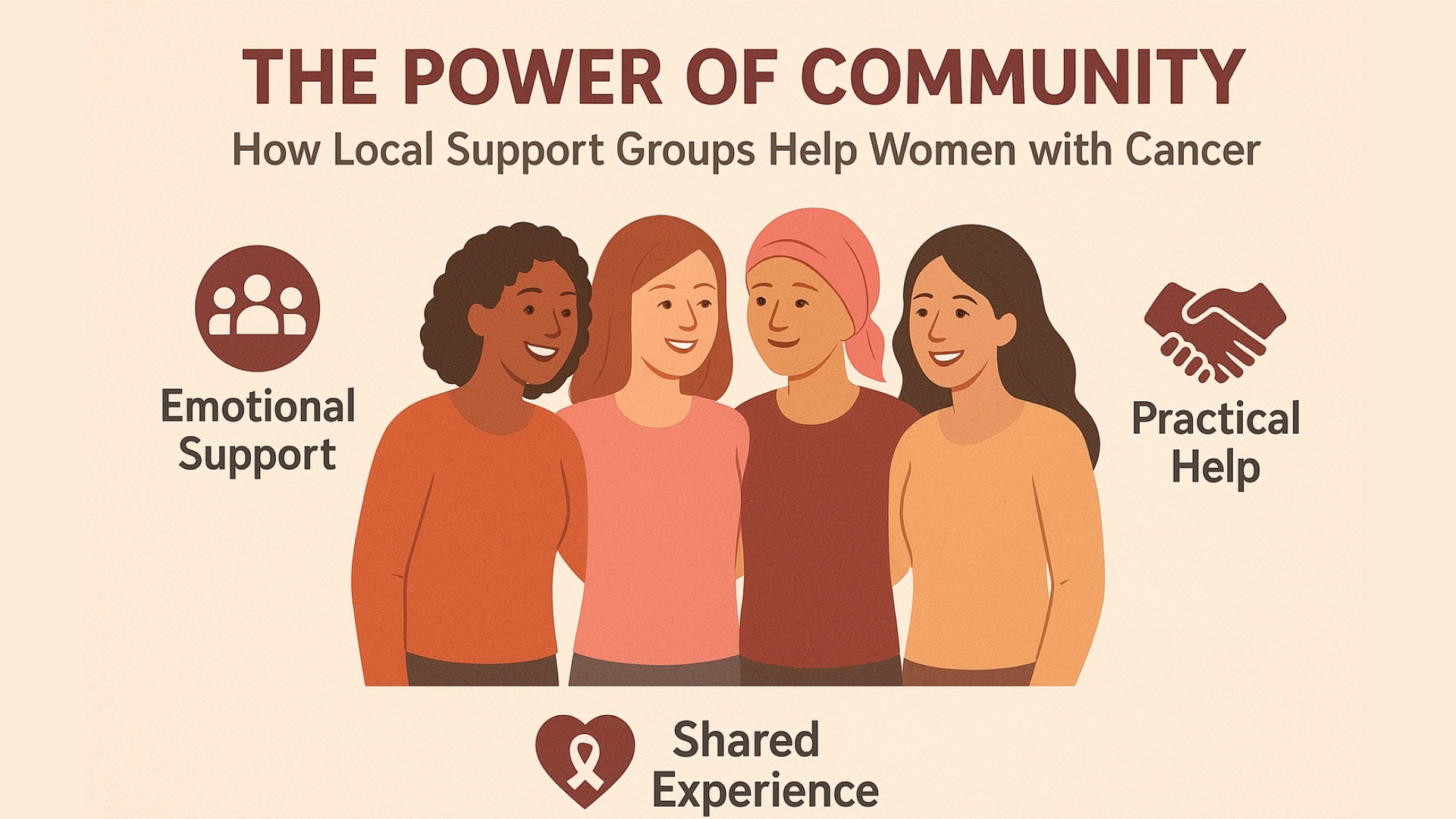 Read more about the article The Power of Community: How Local Support Groups Help Women with Cancer