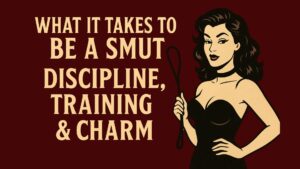 Read more about the article What It Takes to Be a Smut: Discipline, Training & Charm